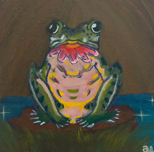 frog giclee print